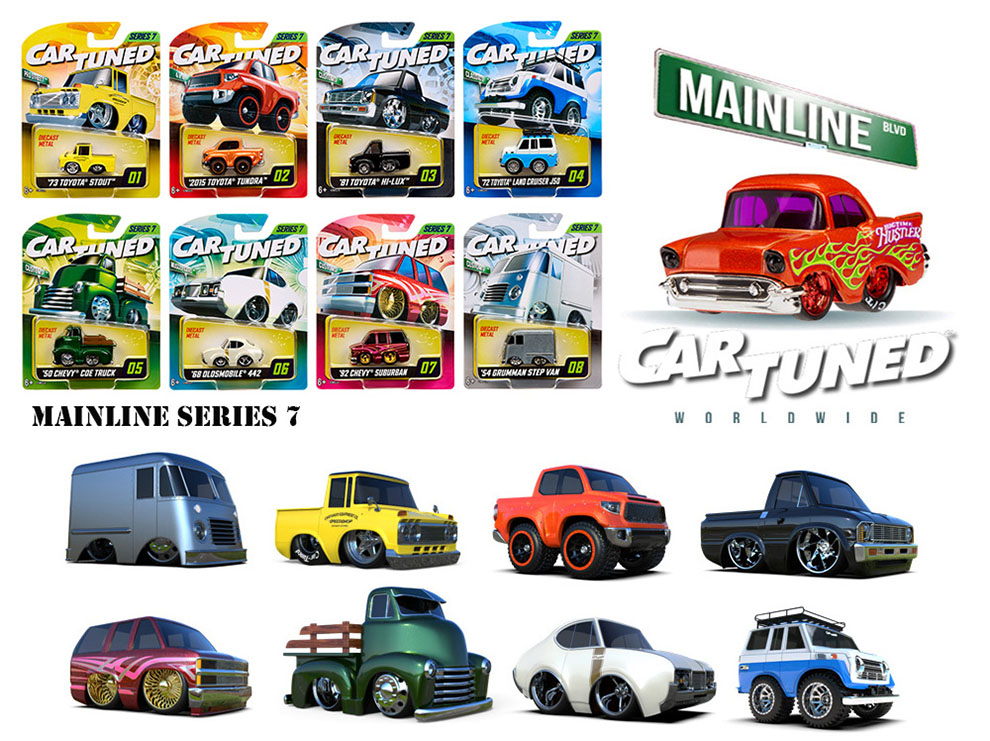 CAR TUNED 1/64 2025 MAINLINE SERIES 7 SET OF 8  / *FREE USA SHIPPING