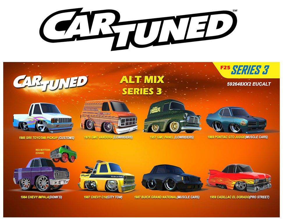 CAR TUNED 1/64 2025 MAINLINE SERIES 4 SET OF 8  / *FREE USA SHIPPING