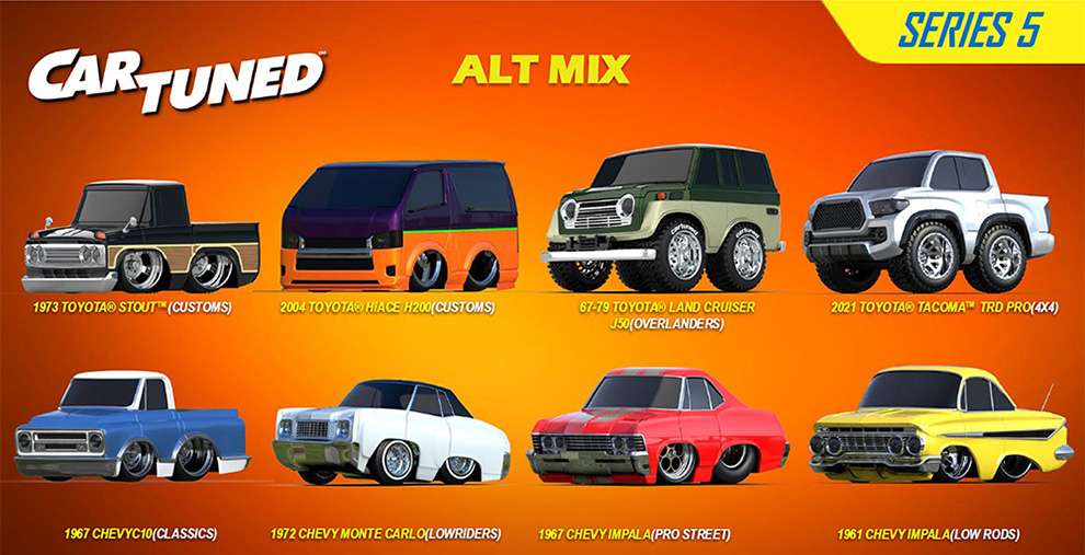 CAR TUNED 1/64 2025 HOBBY ALT SERIES 5 SET OF 8  / *FREE USA SHIPPING