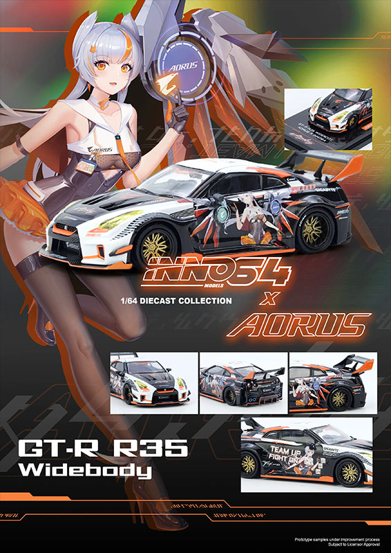 INNO64 1/64 LB-SILHOUETTE R35 GT-R / *FREE USA SHIPPING