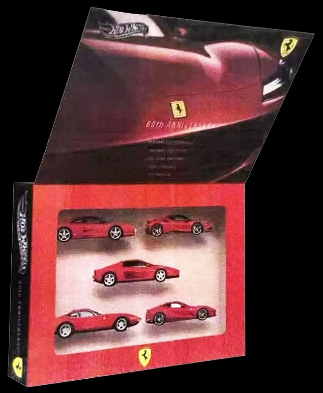 HOT WHEELS 2027 SILVER SERIES FERRARI 5 PACK / FREE USA SHIPPING*