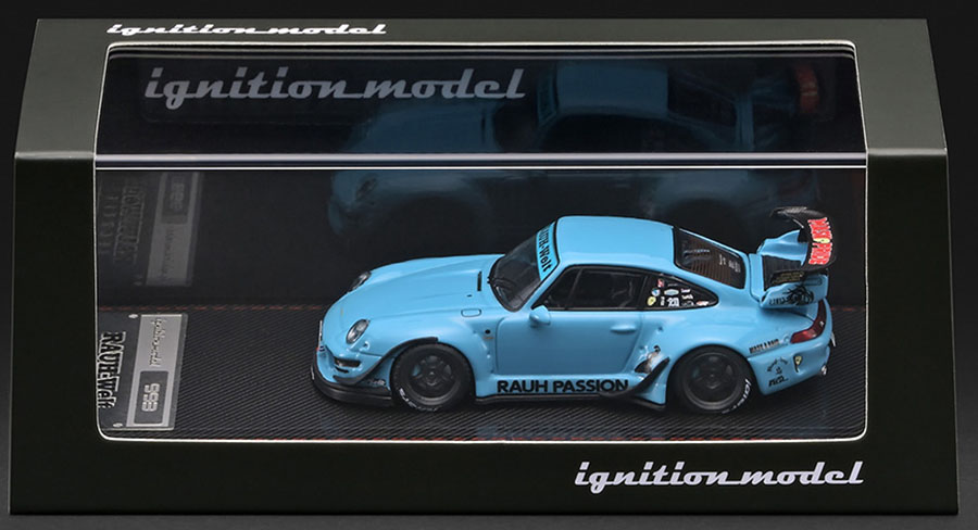 IGNITION MODEL 1/64 RWB 993 LIGHT BLUE / FREE USA SHIPPING*