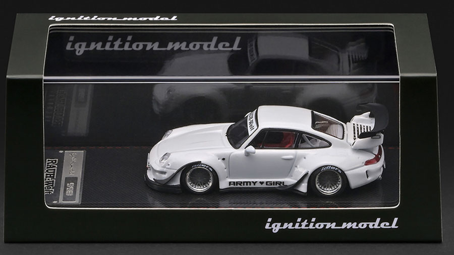 IGNITION MODEL 1/64 RWB 993 WHITE METALLIC / FREE USA SHIPPING*