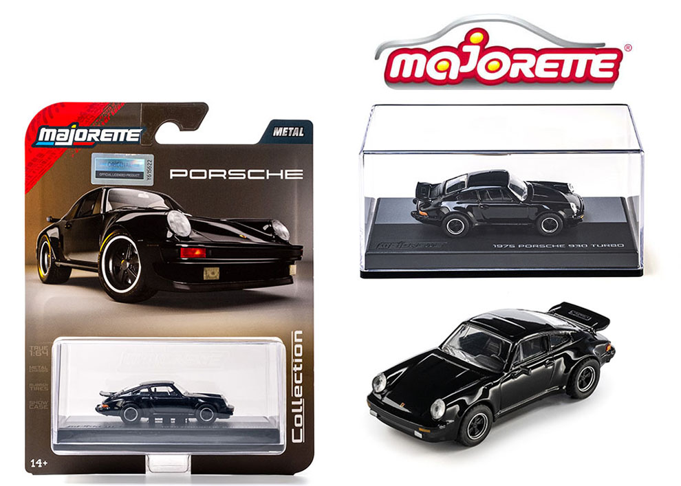 MAJORETTE 1/64 1975 PORSCHE 930 TURBO BLACK  - MIJO HOBBY EXCLUSIVE / FREE USA SHIPPING*