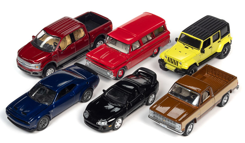 AUTO WORLD 1/64 2021 PREMIUM RELEASE 3 A  /  SET OF 6 CARS / *FREE USA SHIPPING