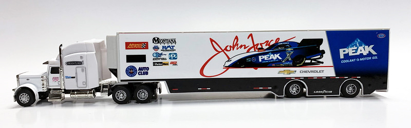 AUTOWORLD 1/64 2019 JOHN FORCE PEAK TRANSPORTER /  SET OF 6 CARS / FREE SHIPPING