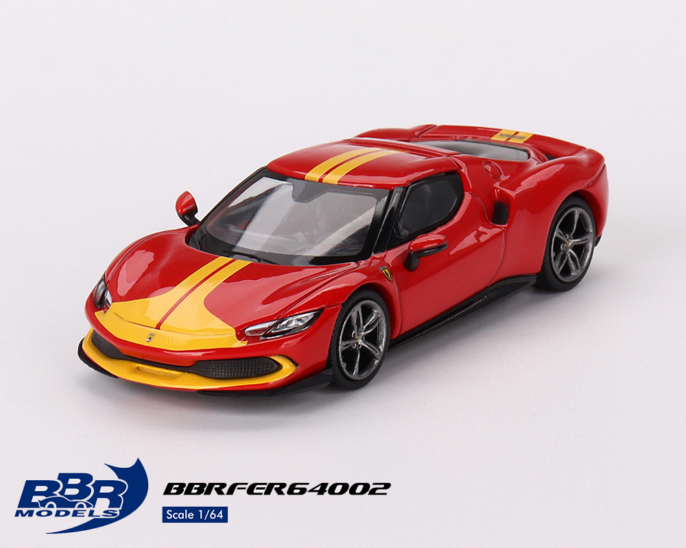 BBR 1 43 Ferrari 296 GTB Assetto Fiorano Rosso Fiorano