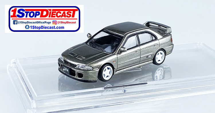BM CREATIONS 1/64 MITUSBISHI LANCER RHD IN SILVER / *FREE USA SHIPPING