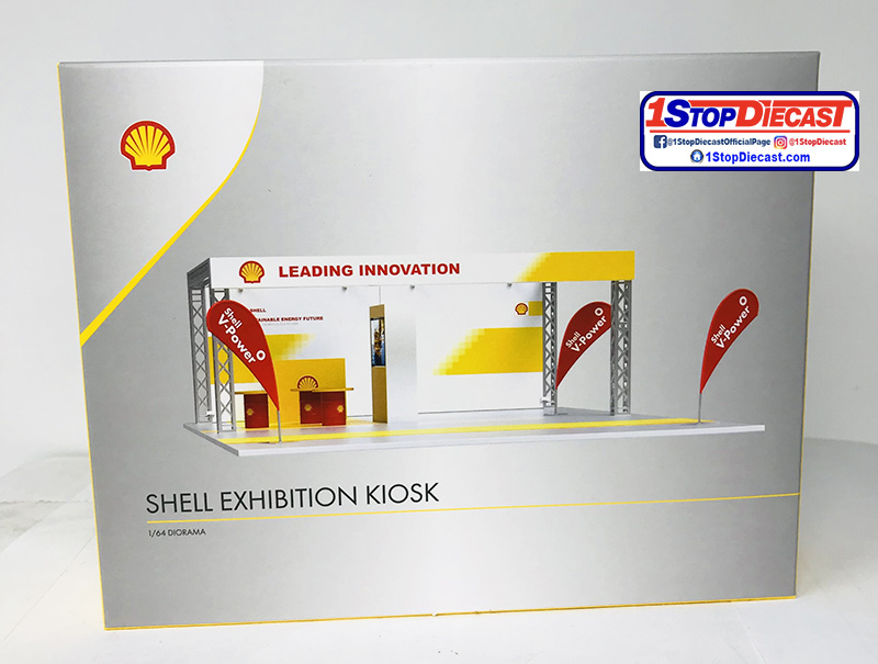 INNO64 1/64 DIORAMA SHELL EXHIBITION KIOSK / *FREE USA SHIPPING