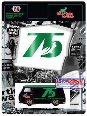 M2 MACHINES 1/64  HOBBY TURTLE WAX 1963 FORD ECONOLINE VAN    / LIMITED EDITION / *FREE USA SHIPPING