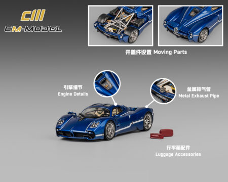 CM 1/64 PAGANI UTOPIA METALLIC BLUE  / *FREE SHIPPING