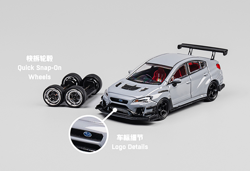 CM 1/64 SUBARU WRX VARIS WIDEBODY 2.0 GREY / *FREE SHIPPING