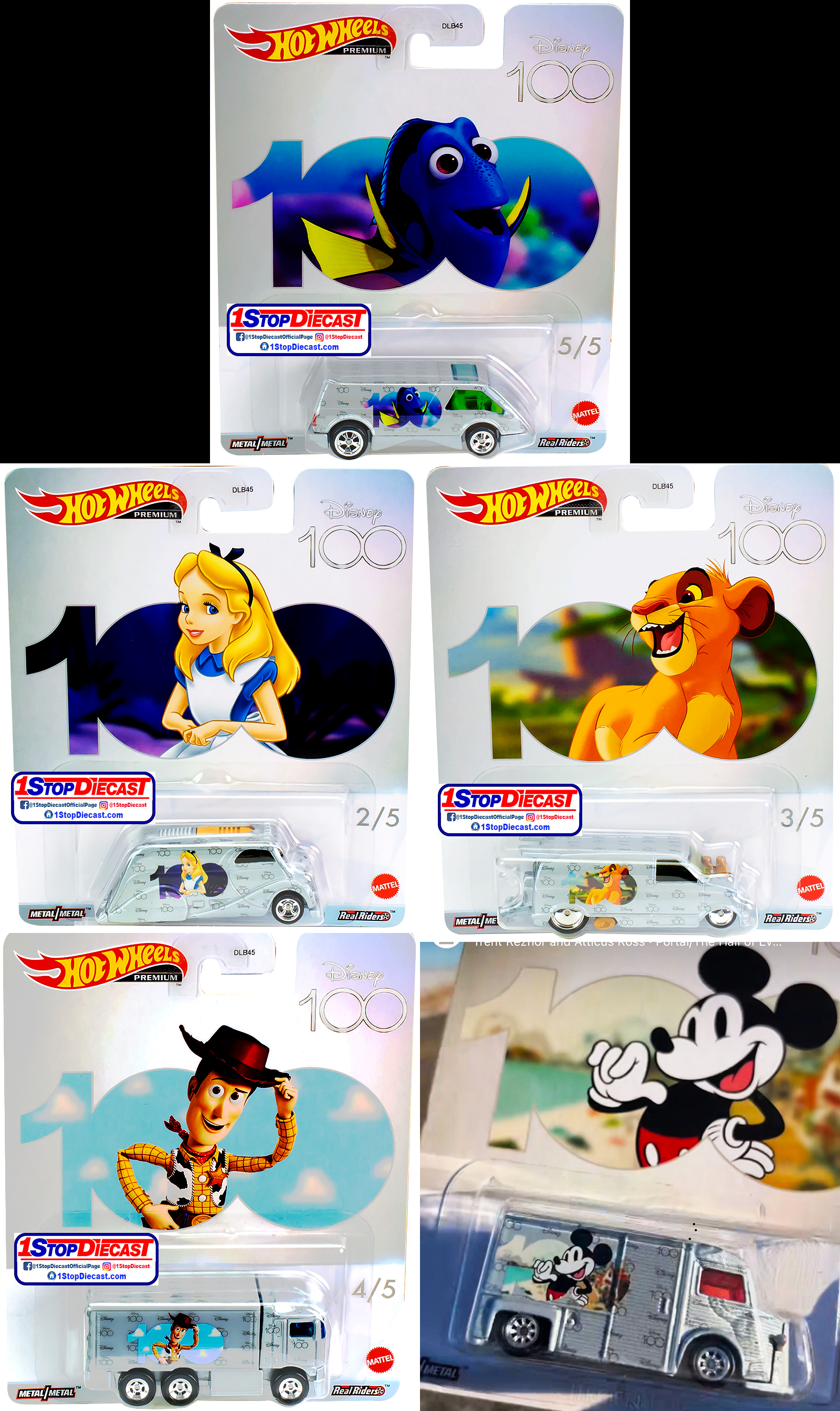 HOT WHEELS 2023 POP CULTURE 100TH DISNEY ANNV CASE 0F 12 / FREE USA SHIPPING*
