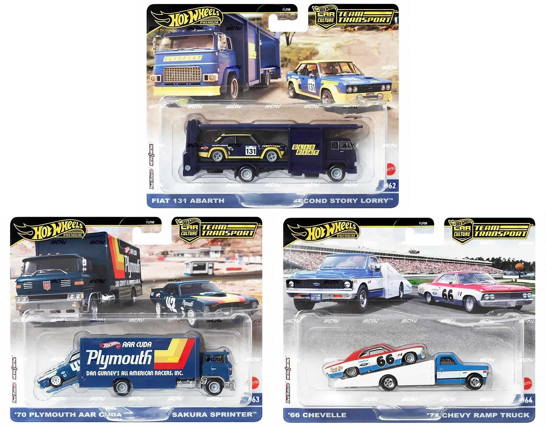 HOT WHEELS 2024 CC TEAM TRANSPORT RELEASE A SEALED CASE 0F 4 / FREE USA