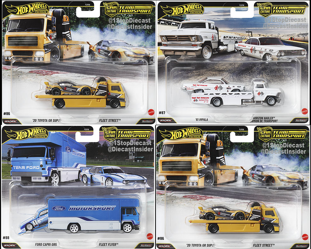 HOT WHEELS 2026 CC TEAM TRANSPORT RELEASE J SEALED CASE 0F 4 / FREE USA SHIPPING*