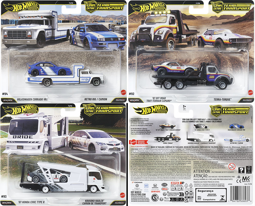 HOT WHEELS 2026 CC TEAM TRANSPORT RELEASE L SEALED CASE 0F 4 / FREE USA SHIPPING*