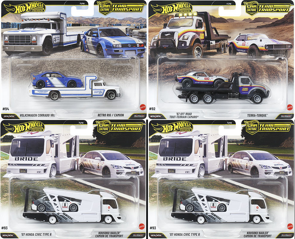 HOT WHEELS 2026 CC TEAM TRANSPORT RELEASE L SEALED CASE 0F 4 / FREE USA SHIPPING*