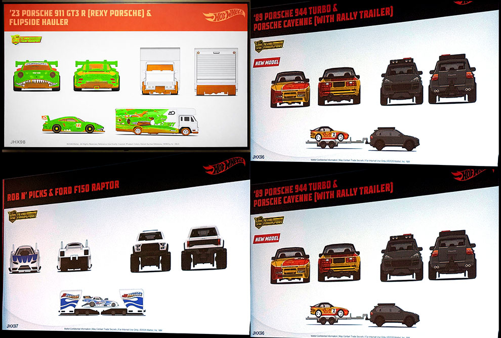 HOT WHEELS 2026 CC TEAM TRANSPORT RELEASE M SEALED CASE 0F 4 / FREE USA SHIPPING*