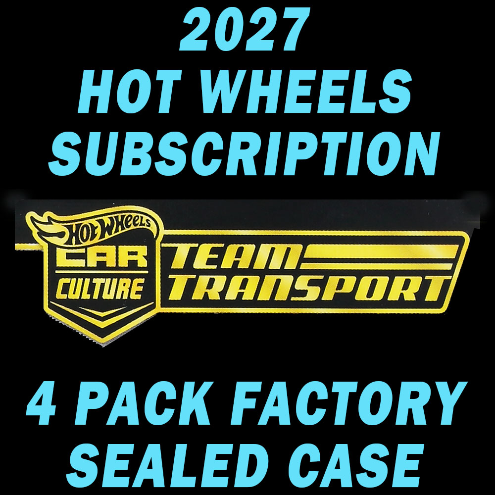 HOT WHEELS 2027 CC TEAM TRANSPORT SEALED CASE 0F 4 SUBSCRIPTION / FREE USA SHIPPING*
