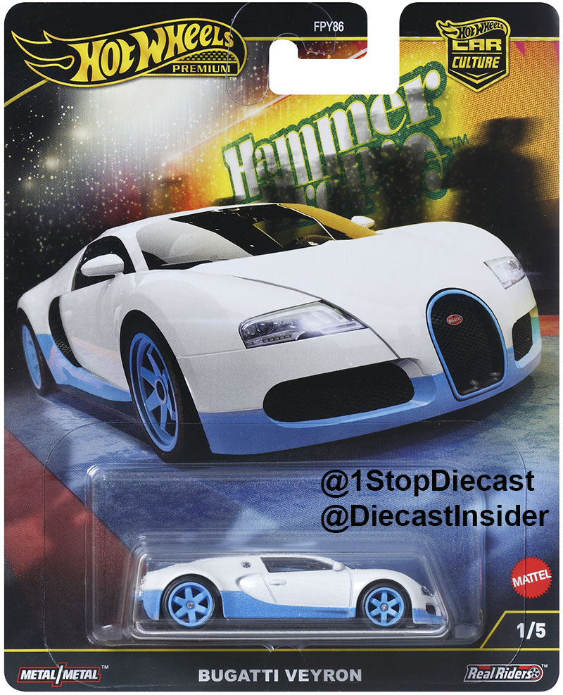 HOT WHEELS CAR CULTURE BUGATI VEYRON SOLID PACK OF 10 CARS / *FREE USA SHIPPING