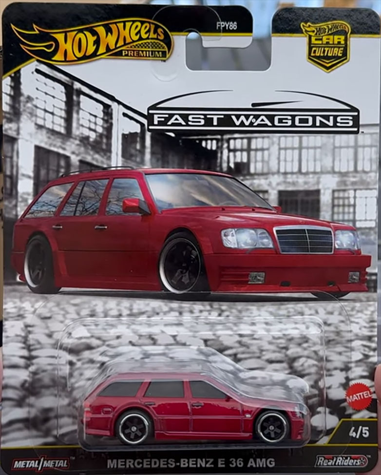 HOT WHEELS CAR CULTURE MERCEDES AMG E-36 ESTATE SOLID PACK OF 10 CARS / *FREE USA SHIPPING