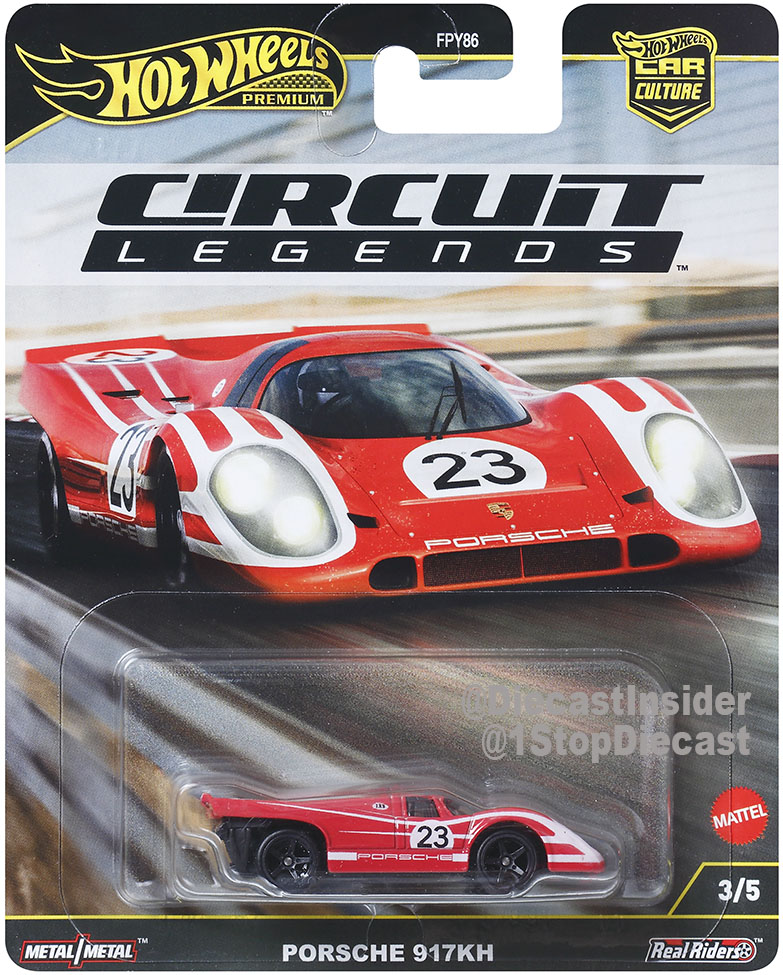 HOT WHEELS CAR CULTURE PORSCHE 917 SOLID PACK OF 10 CARS / *FREE USA SHIPPING