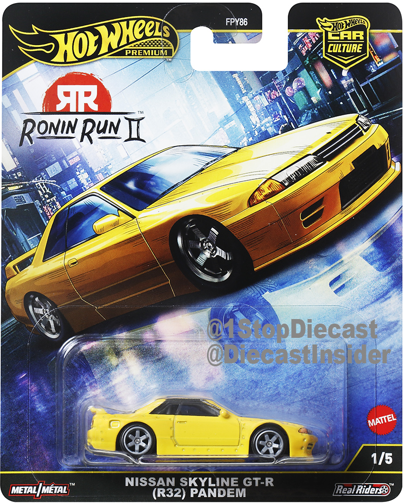 HOT WHEELS CAR CULTURE NISSAN SKYLINE R32 PANDEM SOLID PACK OF 10 CARS / *FREE USA SHIPPING