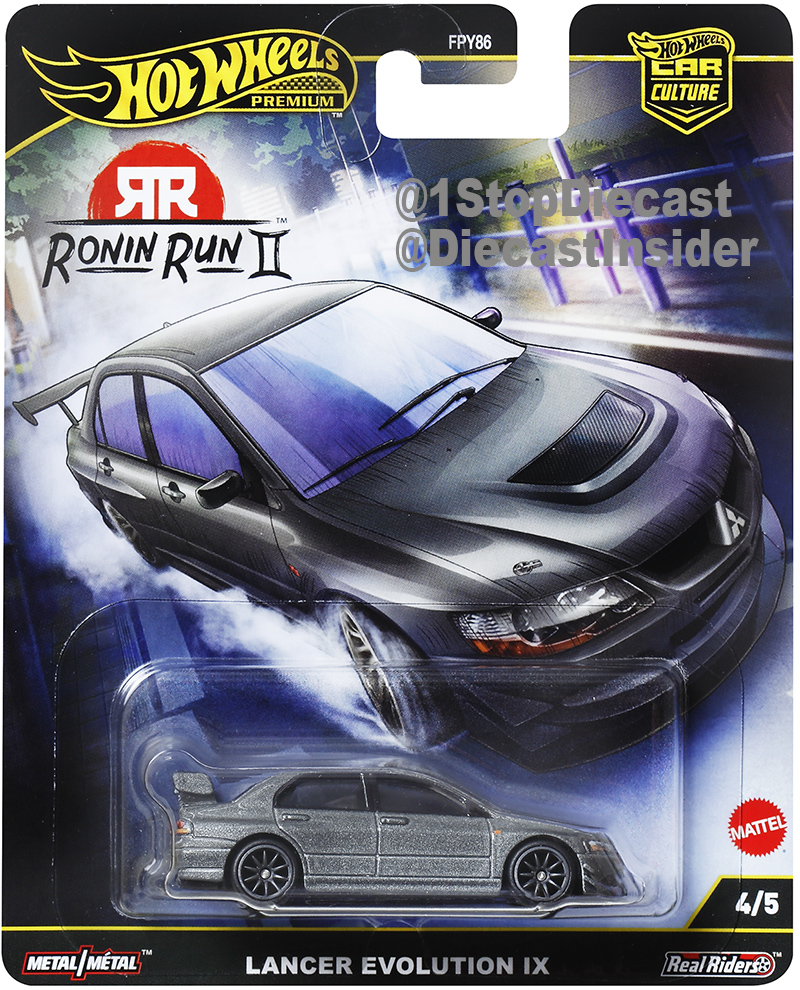 HOT WHEELS CAR CULTURE MITSUBISHI LANCER EVO IX SOLID PACK OF 10 CARS / *FREE USA SHIPPING