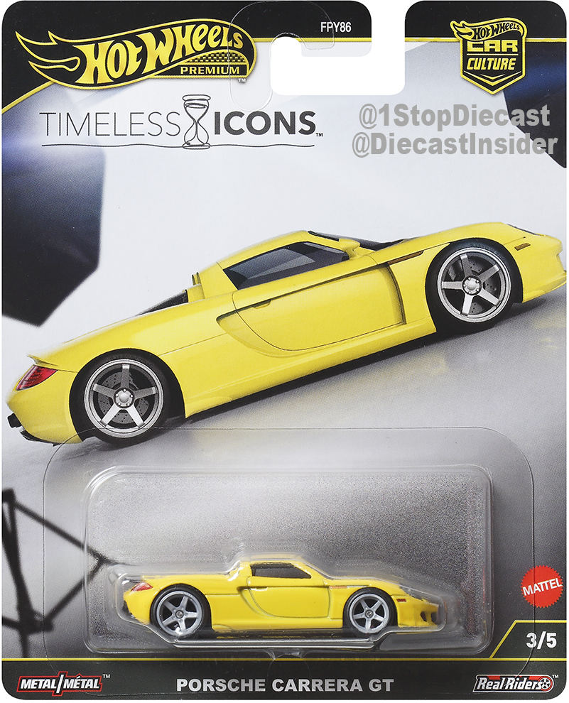 HOT WHEELS CAR CULTURE PORSCHE CARRERA SOLID PACK OF 10 CARS / *FREE USA SHIPPING