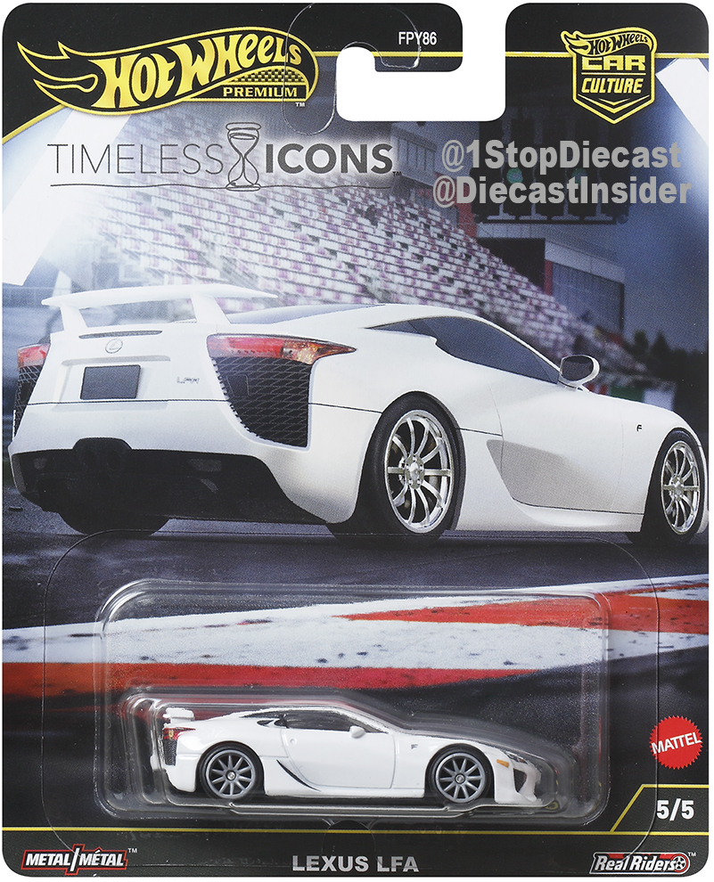 HOT WHEELS CAR CULTURE LEXUS LFA SOLID PACK OF 10 CARS / *FREE USA SHIPPING