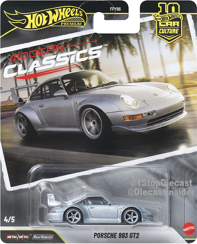HOT WHEELS CAR CULTURE  PORSCHE 993 GT2 - 21A SOLID PACK OF 10 / *FREE USA SHIPPING