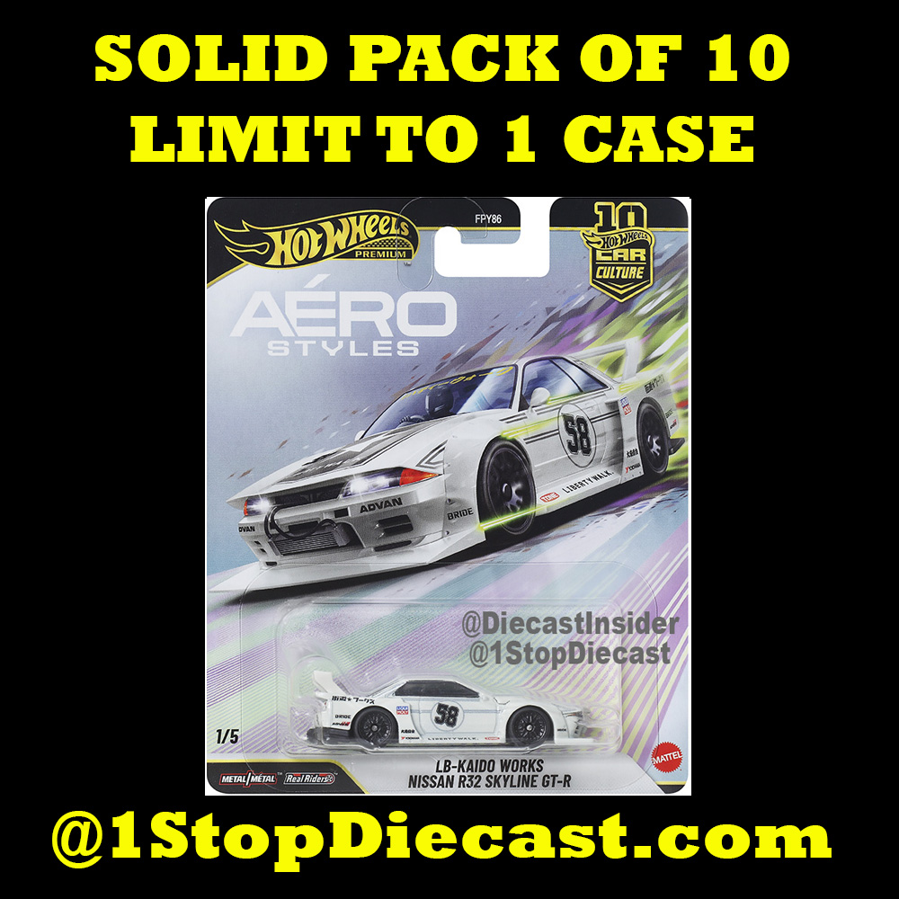 HOT WHEELS CAR CULTURE LIBERTY WALK SOLID PACK OF 10 / *FREE USA SHIPPING
