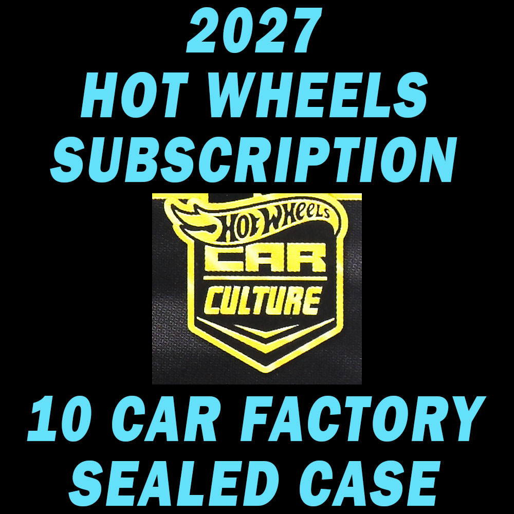 HOT WHEELS 2027 CAR CULTURE SEALED CASE 0F 10 SUBSCRIPTION /  FACTORY SEALED CASE OF 10 / FREE USA SHIPPING*