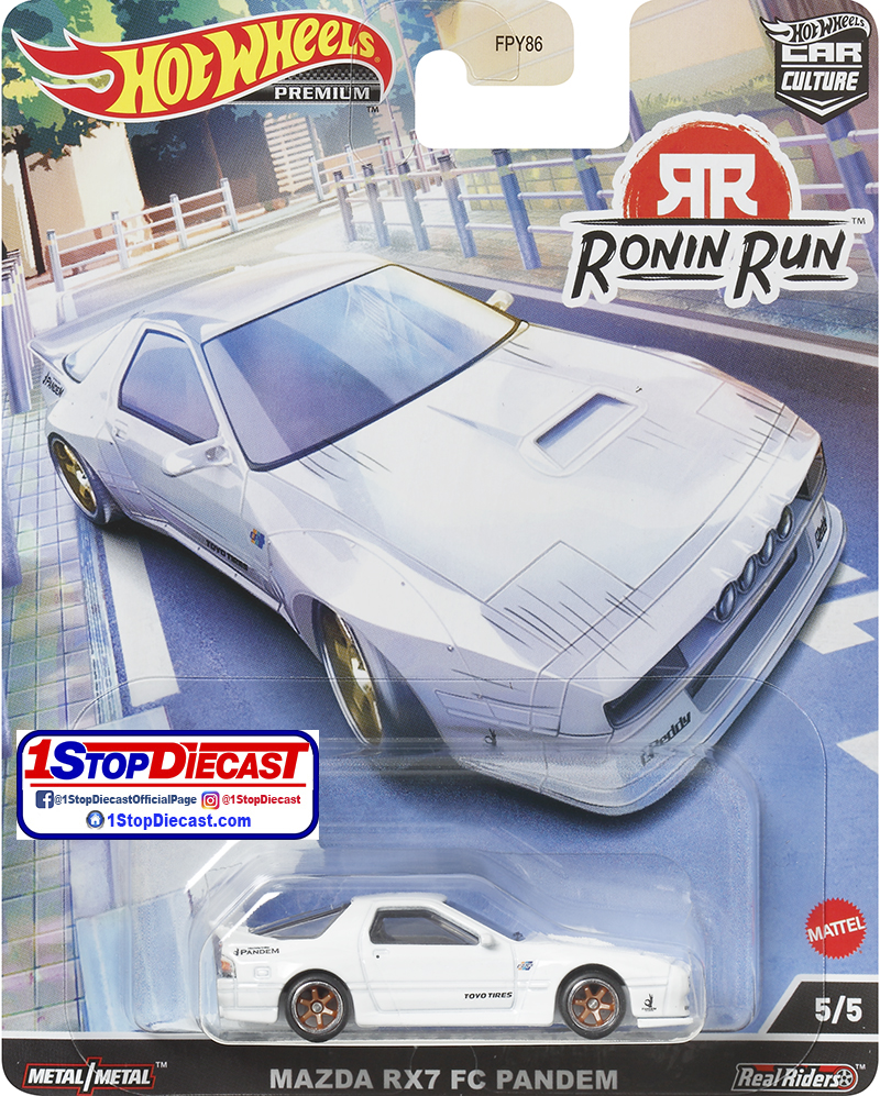 HOT WHEELS 2022 CAR CULTURE PANDEM MAZDA RX-7 SOLID PACK 10  / FREE USA SHIPPING*