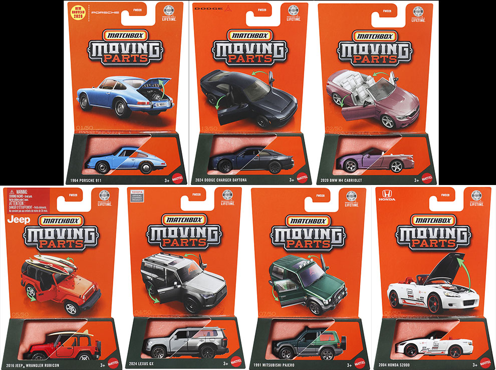MATCHBOX 2026 PREMIUM MOVING PARTS RELEASE J / FREE USA SHIPPING*
