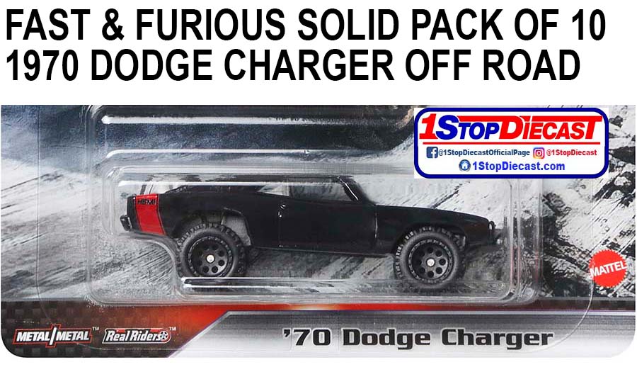 HOT WHEELS 2021 FAST FURIOUS DODGE CHARGER OFF ROAD SOLID PACK