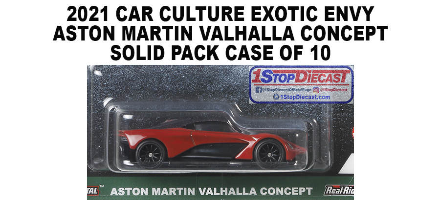 HOT WHEELS 2021 CAR CULTURE ASTON MARTIN VALHALLA SOLID PACK 10 /   FREE USA SHIPPING*