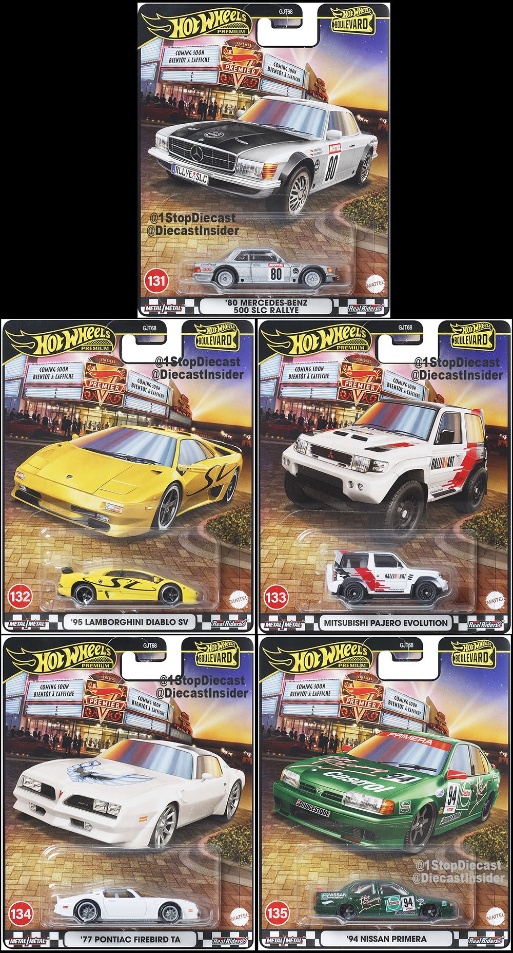 HOT WHEELS 2025 BOULEVARD RELEASE D SEALED CASE OF 10 / FREE USA SHIPPING*