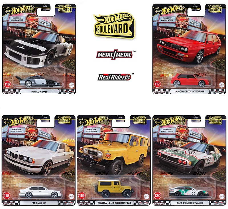 HOT WHEELS 2025 BOULEVARD RELEASE A SEALED CASE OF 10 / FREE USA SHIPPING*