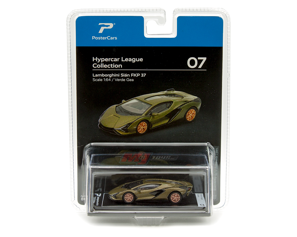 POSTERCARS 1/64 LAMBORGHINI SIAN FKP 37 VERDE GREEN / *FREE SHIPPING