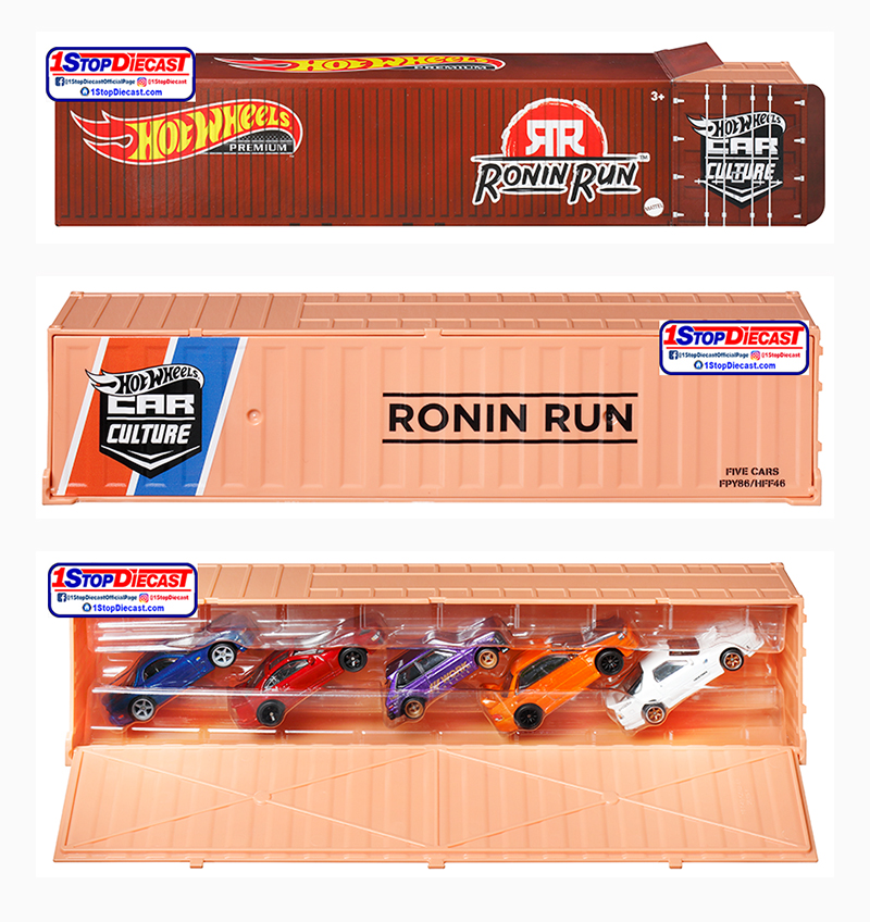 HOT WHEELS 2022 CAR CULTURE RONIN RUN CONTAINER BUNDLE  /  FACTORY SEALED SET / FREE USA SHIPPING*