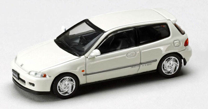HOBBY JAPAN 1/64 HONDA CIVIC EG6 JDM FROST WHITE STOCK HOOD / *FREE SHIPPING