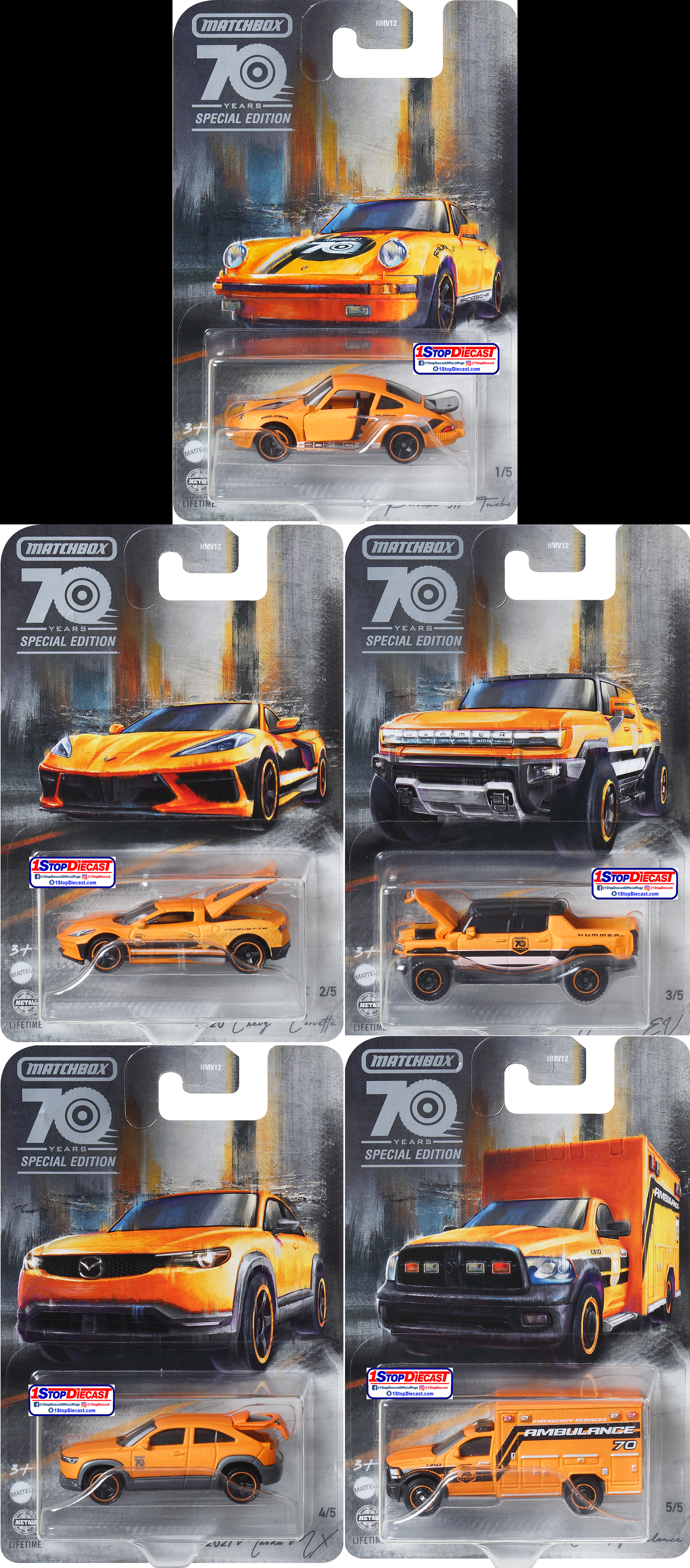 MATCHBOX 2023 70th ANNIVERSARY RELEASE A CASE 0F 10 / FREE USA SHIPPING*