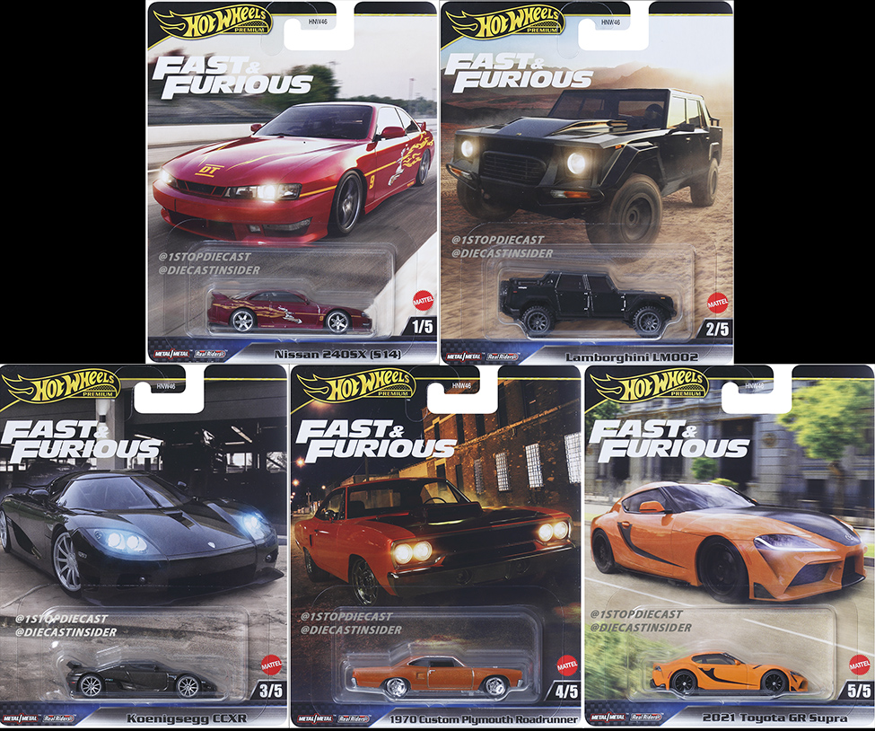 HOT WHEELS 2025 FAST & FURIOUS RELEASE L /  FACTORY SEALED CASE OF 10 / FREE USA SHIPPING*