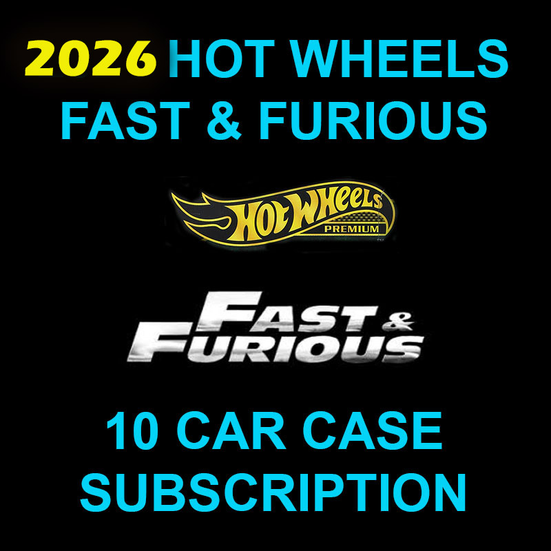 HOT WHEELS 2026 FAST & FURIOUS SEALED CASE 0F 10 SUBSCRIPTION /  FACTORY SEALED CASE OF 10 / FREE USA SHIPPING*