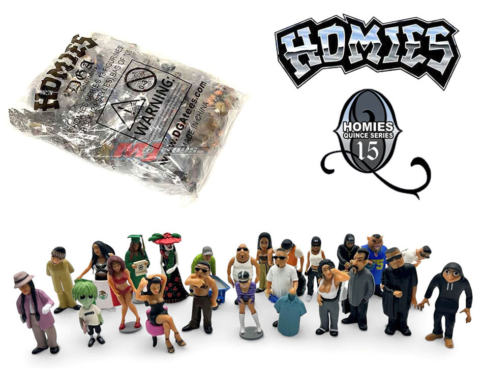 HOMIES FIGURES 1.75 SERIES 15 QUINCE ASSORTMENT BULK 100 PACK / FREE USA SHIPPING*