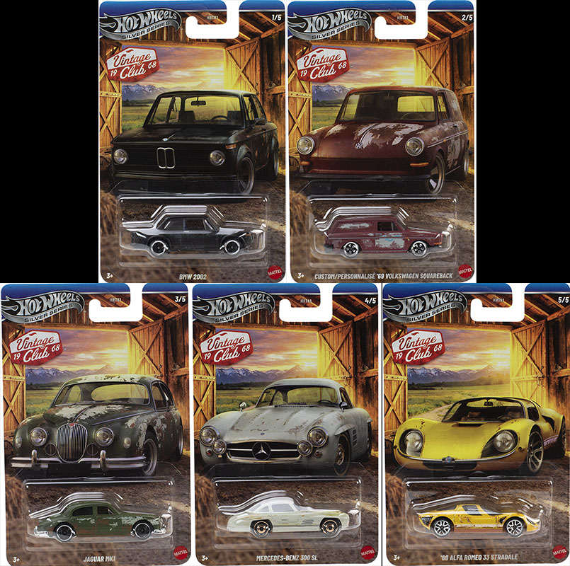 HOT WHEELS 2027 VINTAGE CLUB BASIC RELEASE L CASE OF 10 / FREE USA SHIPPING*
