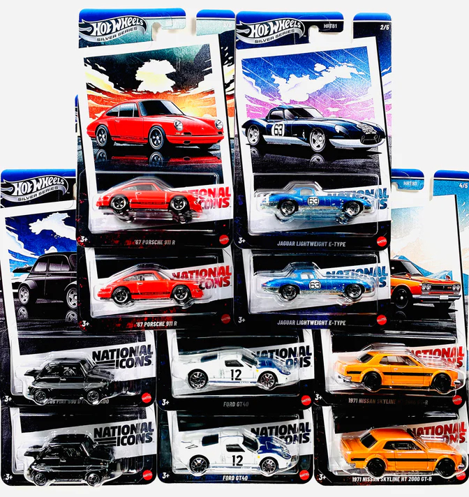 HOT WHEELS 2025 NATIONAL ICONS BASIC RELEASE G CASE OF 10 / FREE USA SHIPPING*
