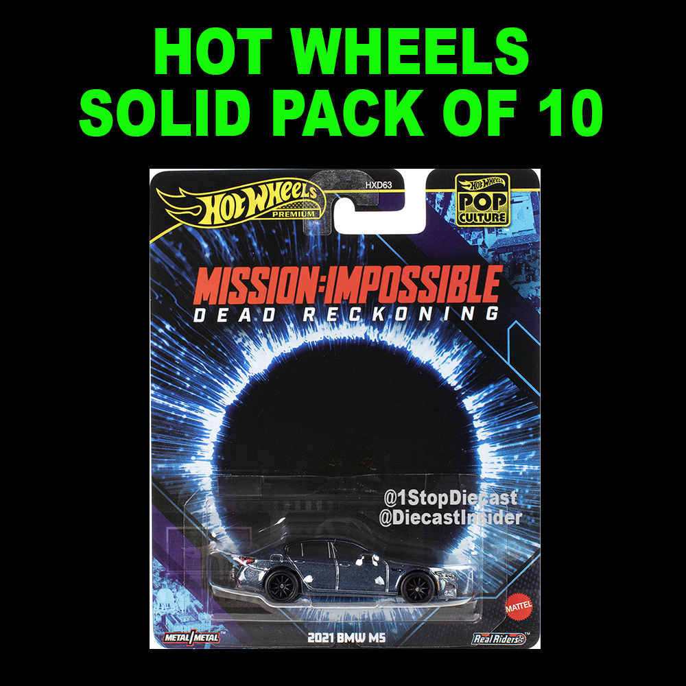 HOT WHEELS POP CULTURE BMX M5 SOLID PACK OF 10 CARS / *FREE USA SHIPPING