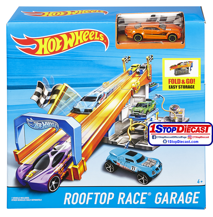 HOT WHEELS CITY ROOFTOP RACE GARAGE / CASE OF 2 / FREE USA SHIPPING*
